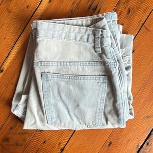 Distressed Light Wash Denim by Meshki